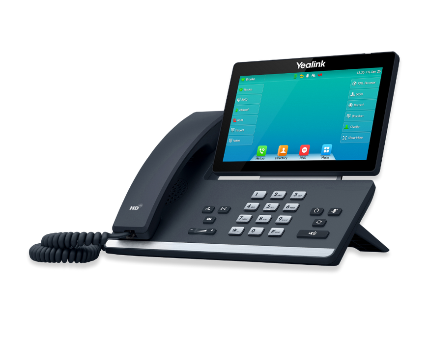 Yealink T57W - right - with shadow