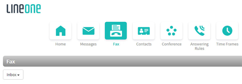 LineOne User Portal - Instant Fax